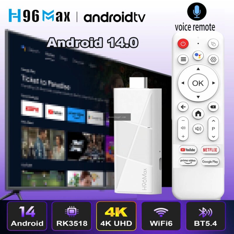 H96 Max Android TV Stick